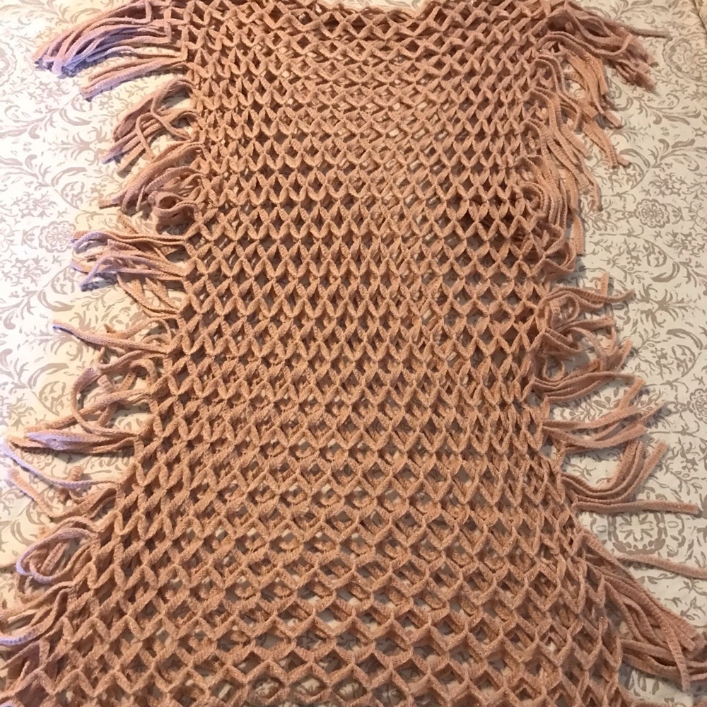 Infinity fringe scarf New w/out tags
